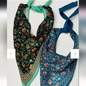 Nwt Sold Out Floral Patterned Headscarf